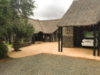 The Buffalo Thorn Lodge in the Black Rhino Game Reserve.